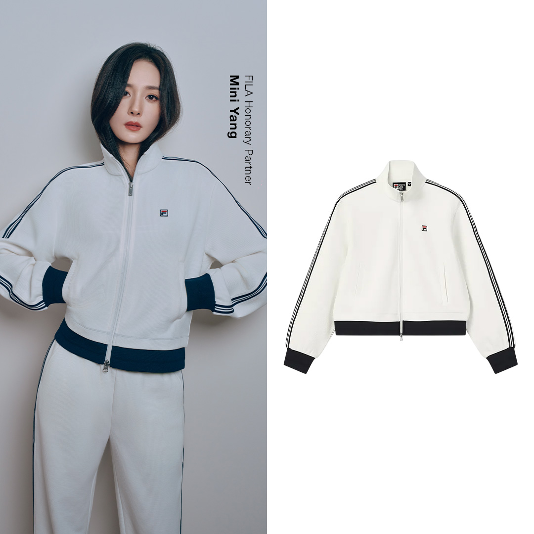 FILA WOMEN'S HERITAGE Knitted Long Sleeve Jacket