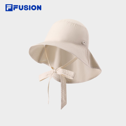 FILA FUSION Women CATEGORY CLUB Bucket Hat IVORY