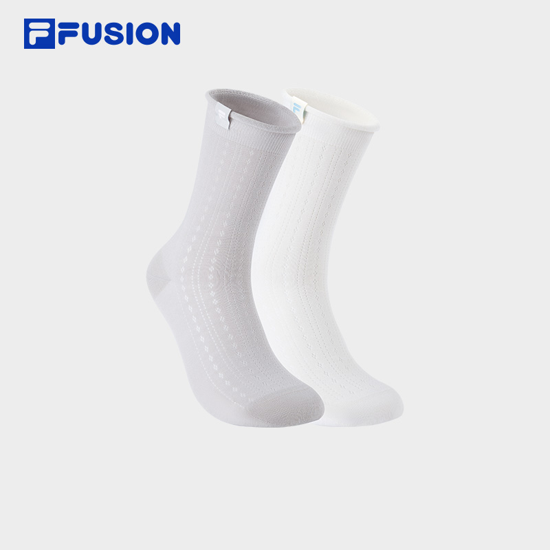 FILA FUSION Women CATEGORY CLUB Crew Socks GREY