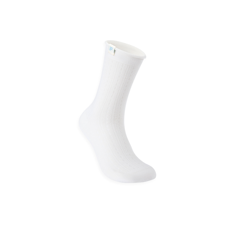 FILA FUSION Women CATEGORY CLUB Crew Socks IVORY