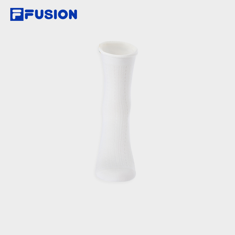 FILA FUSION Women CATEGORY CLUB Crew Socks IVORY