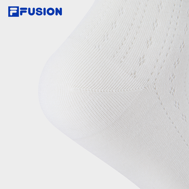 FILA FUSION Women CATEGORY CLUB Crew Socks IVORY