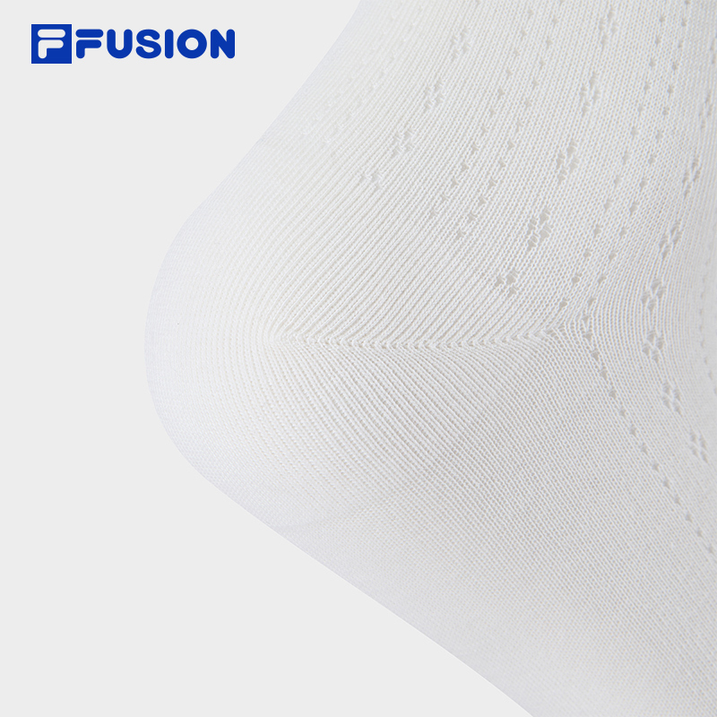 FILA FUSION Women CATEGORY CLUB Crew Socks IVORY