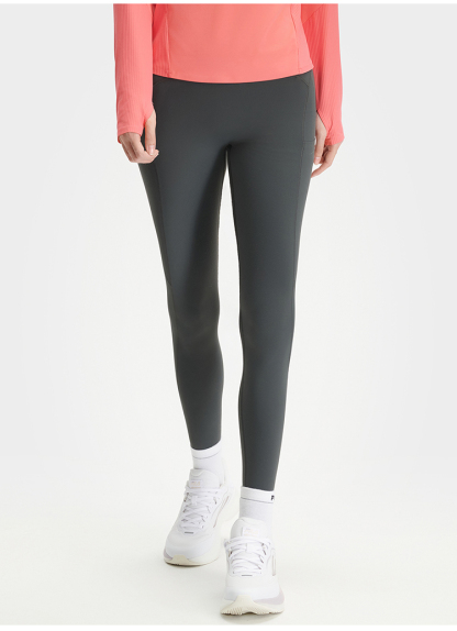 FILA CORE ATHLETICS FITNESS Women Knitted Leggings (Grey)