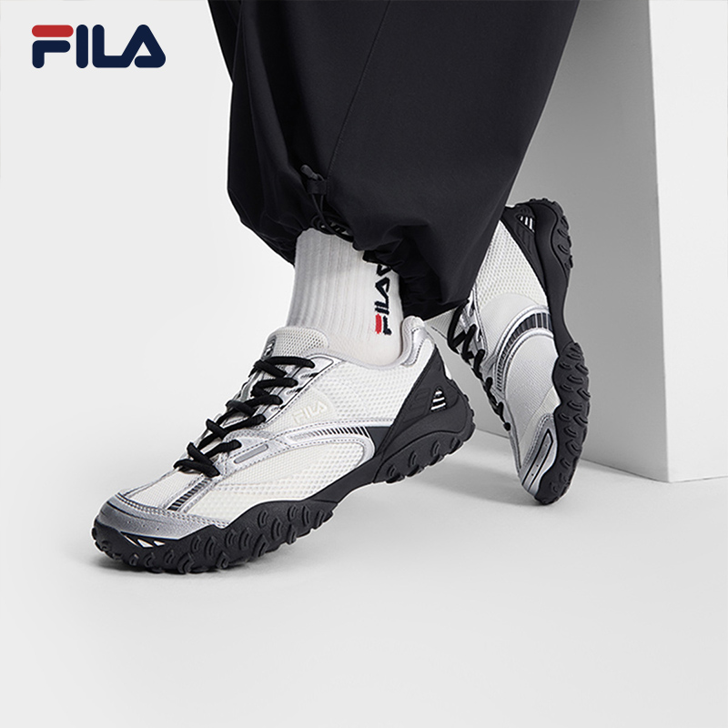 ◎FILA◎ Fila Eschape Race FILA Women's Echappe v2 White / Silver / Black Low Top