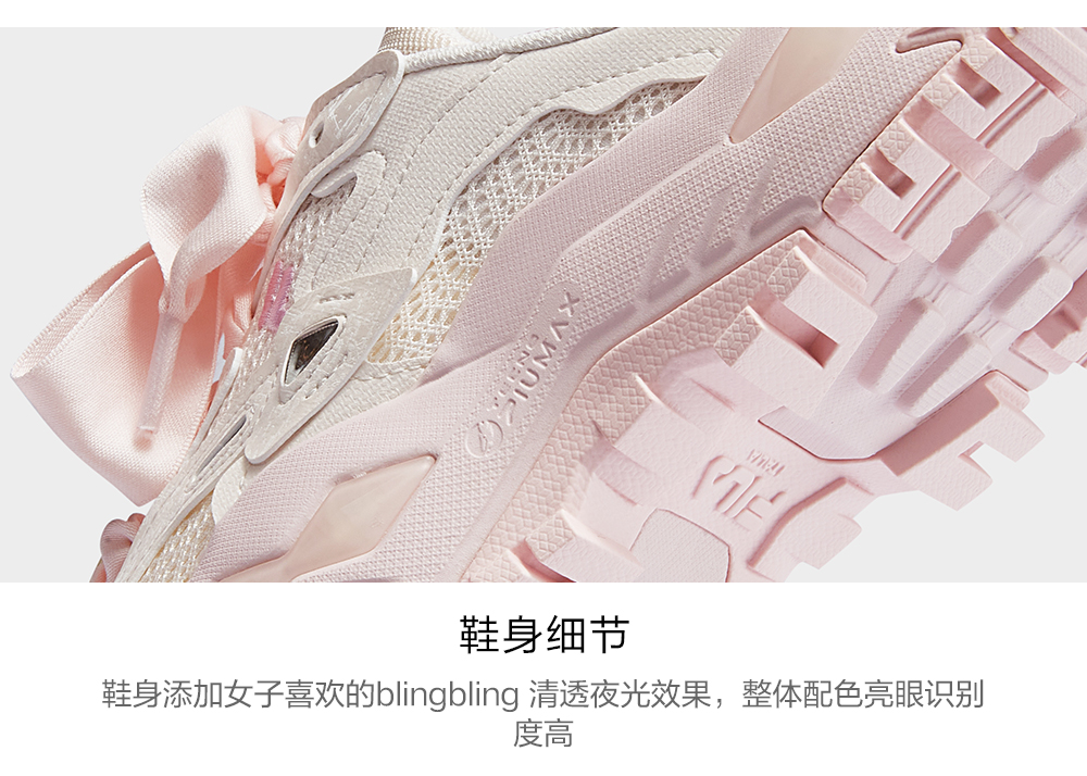 FILA FUSION BIANCO MULES Women Platform Shoes/Sneakers (Pink/ Grey / Purple)