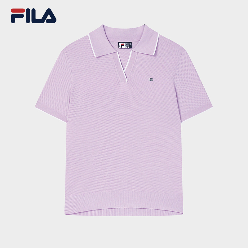 FILA CORE LIFESTYLE WHITE LINE ESCAPE THE CITY Women Knit Sweater (Violet)