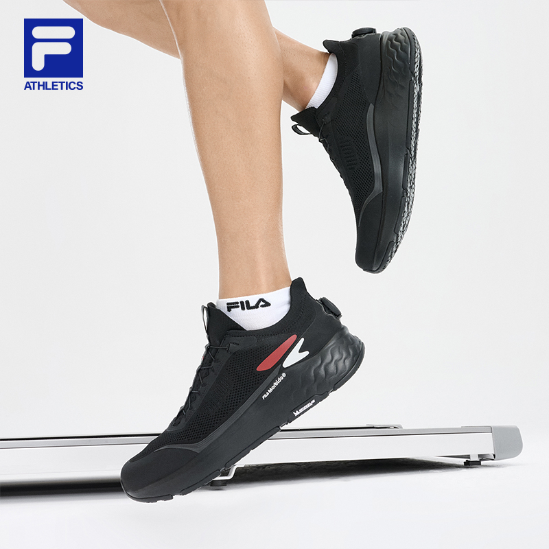 FILA CORE BOA MIND ATHLETICS SPORT PERFORMANCE Men's Running Shoes (Black/White)
