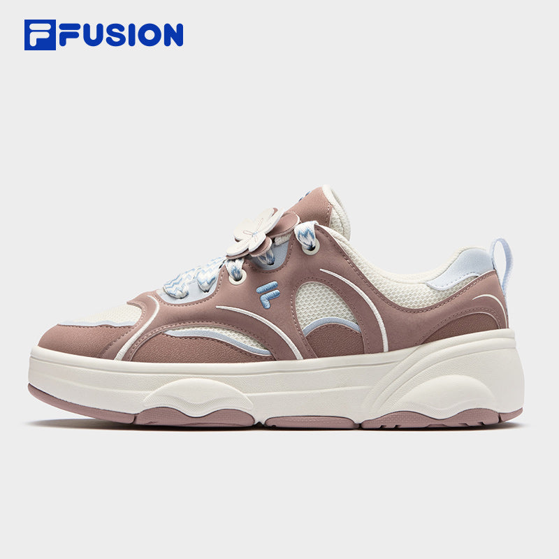 FILA FUSION WINDROUND DX Women Skate Shoes (Brown / Grey / White)