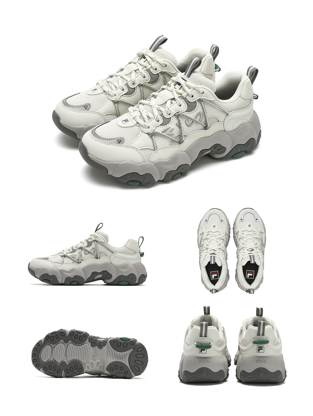 FILA CORE FASHION FLUID 6 Women Sneakers (Black / Grey / White)