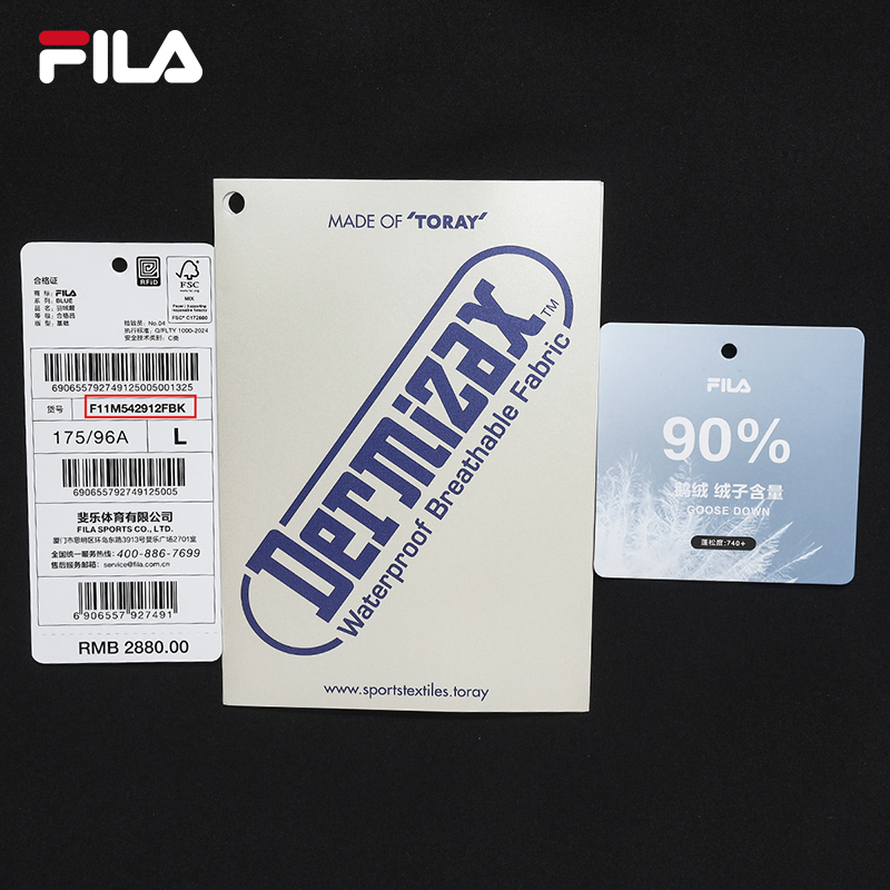 FILA CORE LIFESTYLE BLUE Italian excellence 1 Men Down Jacket