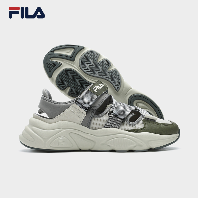 FILA CORE MARS FASHION ORIGINALE Men Sandal Shoes (Black/Grey)