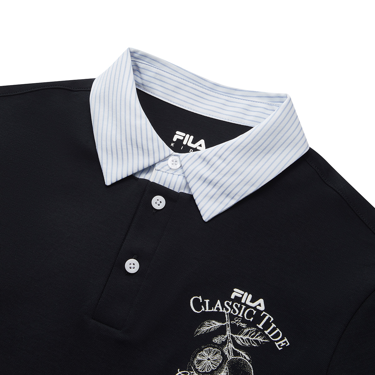 FILA KIDS WHITE LINE Boys Polo T-shirt