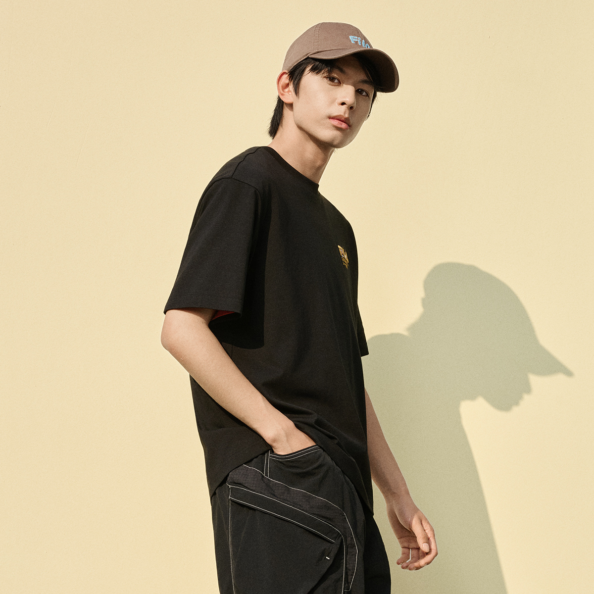 FILA Unisex Knitted Short Sleeve Top