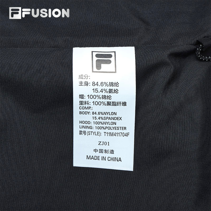 FILA FUSION INLINE URBAN TECH Mens Woven Top in Black