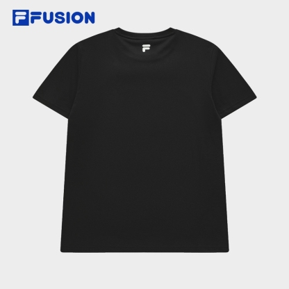 FILA FUSION BASKETBALL INLINE UNIFORM Men's Short Sleeve T-shirt (Black / White / Khaki - Cotton)
