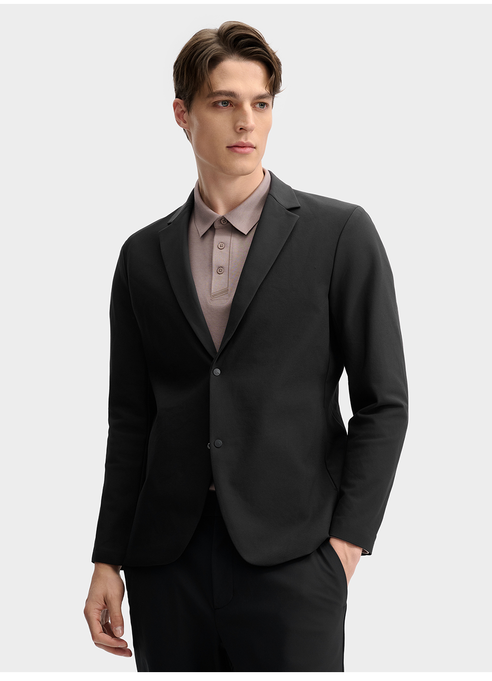 FILA CORE LIFESTYLE BLUE QUADRILATERO AESTHETICS Men Causual Suit (Black)
