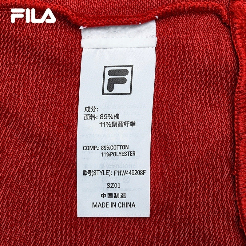 FILA CORE LIFESTYLE FILA ORIGINALE WINTER TENNIS CLUB Women Sweatshirt (Red)