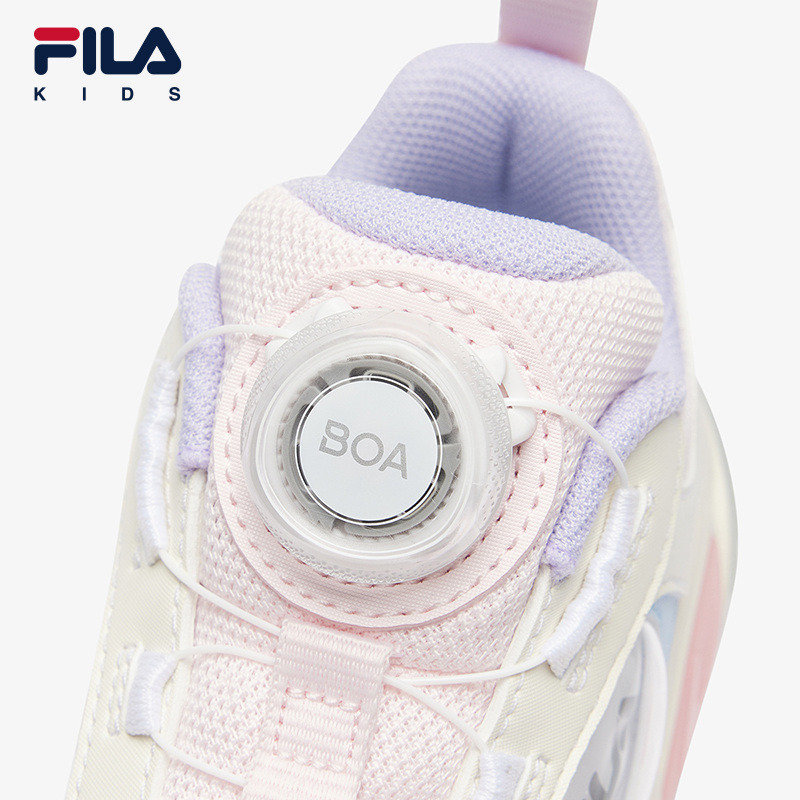 FILA KIDS FERRIS WHEEL HERITAGE Girl's Light-up Sneakers in Pink
