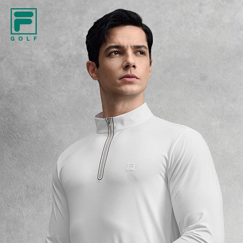 FILA CORE ATHLETICS GOLF BTB Elegant Duality Men Long Sleeve Polo