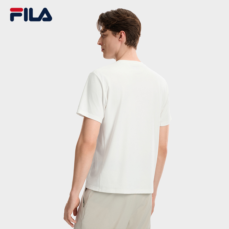FILA Men Knitted Short Sleeve Top
