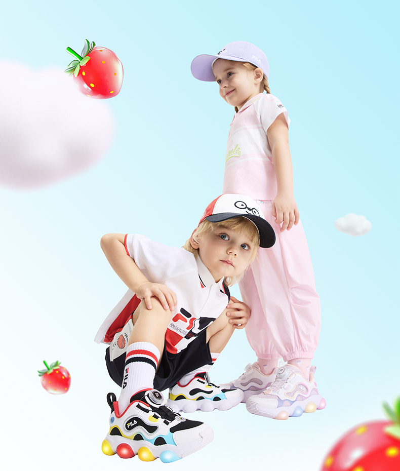 FILA KIDS Boys/Girls FRAGOLA Light-Up Shoes
