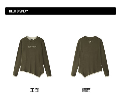 FILA FUSION INLINE FUSION LIFE FUSIONEER ROYAL FAMILY HOLIDAY Women Sweatshirt (Green / Ash)