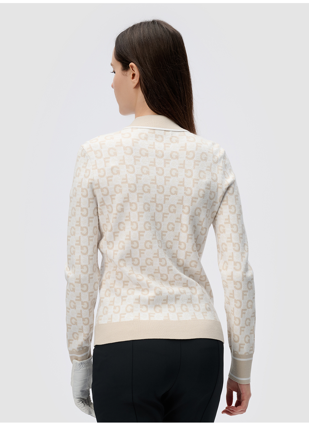 FILA CORE ATHLETICS GOLF X VERSAILLES COLLECTION Women Knit Sweater (Full Print)