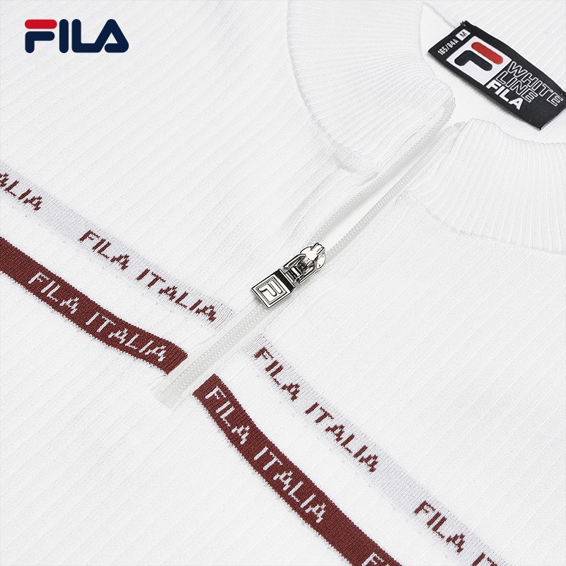 FILA CORE LIFESTYLE WHITE Women Knit Sweater White
