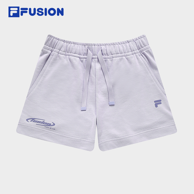 FILA FUSION BASKETBALL INLINE UNIFORM Women's Cotton Shorts (White / Violet)