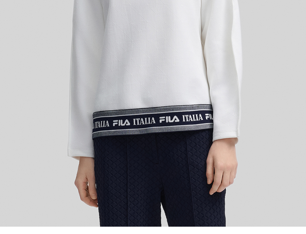 FILA CORE LIFESTYLE FILA EMERALD CHEVAL BLANC COURCHEVEL Women Hoodie (White)