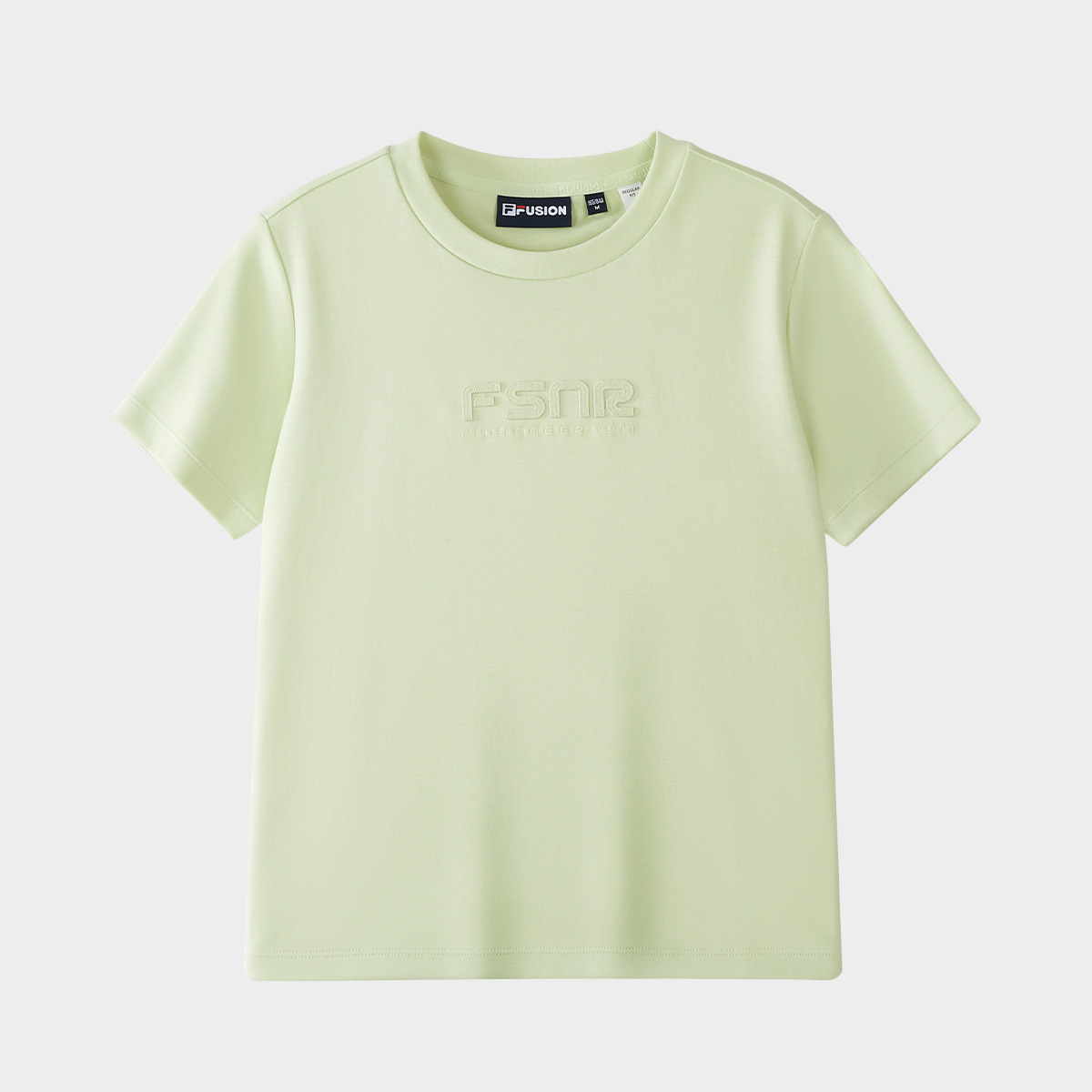 FILA FUSION INLINE Women Knitted Short Sleeve Top