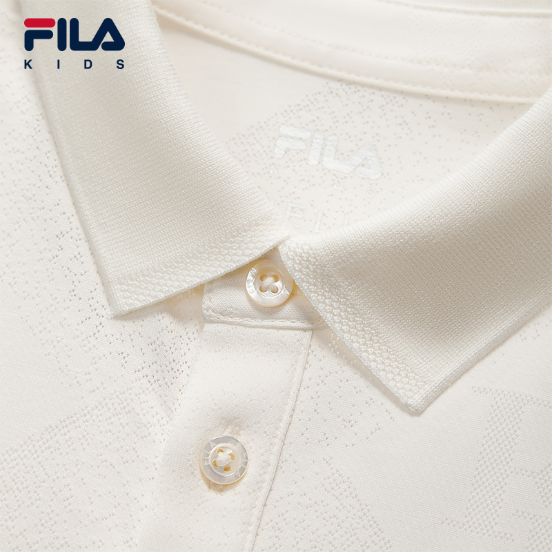 FILA KIDS WHITE LINE Boys Polo T-shirt