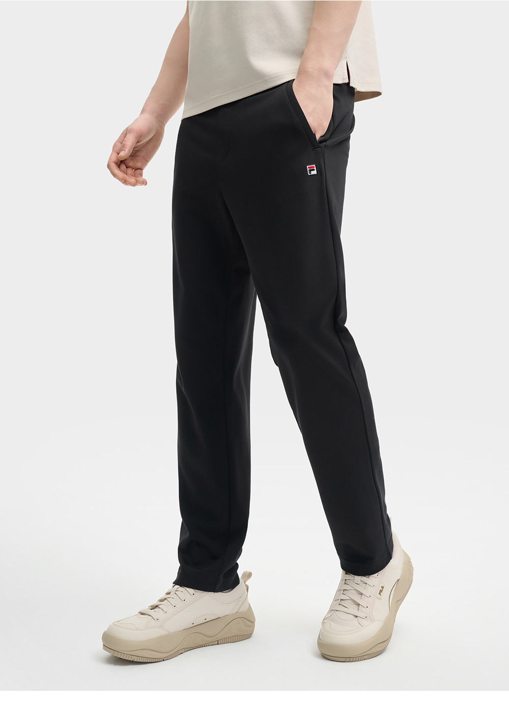 FILA CORE LIFESTYLE HERITAGE SPRING IMAGINATION Men Knit Pants (Black)