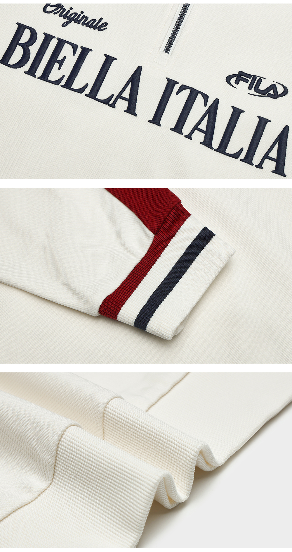 FILA CORE LIFESTYLE FILA ORIGINALE WINTER TENNIS CLUB Men Sweatshirt (Ash)