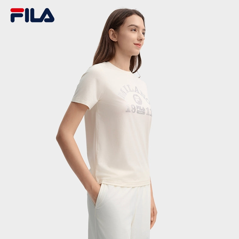FILA CORE LIFESTYLE MILANO Women Short Sleeve T-shirt (Black