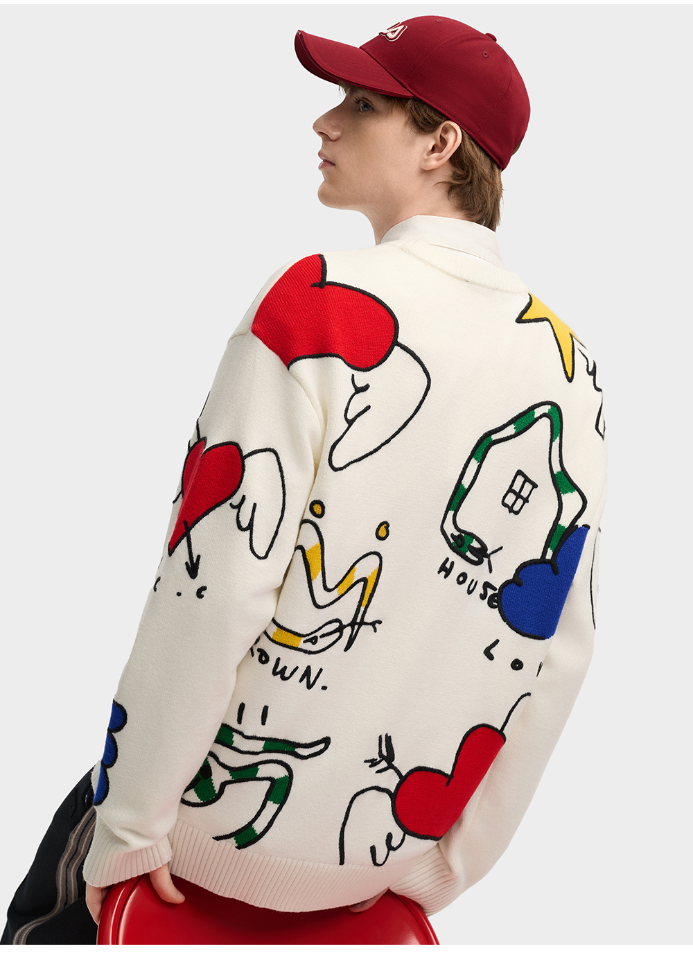 FILA CORE LIFESTYLE ORIGINALE FILA SOPHEY Women Knit Sweater (White)
