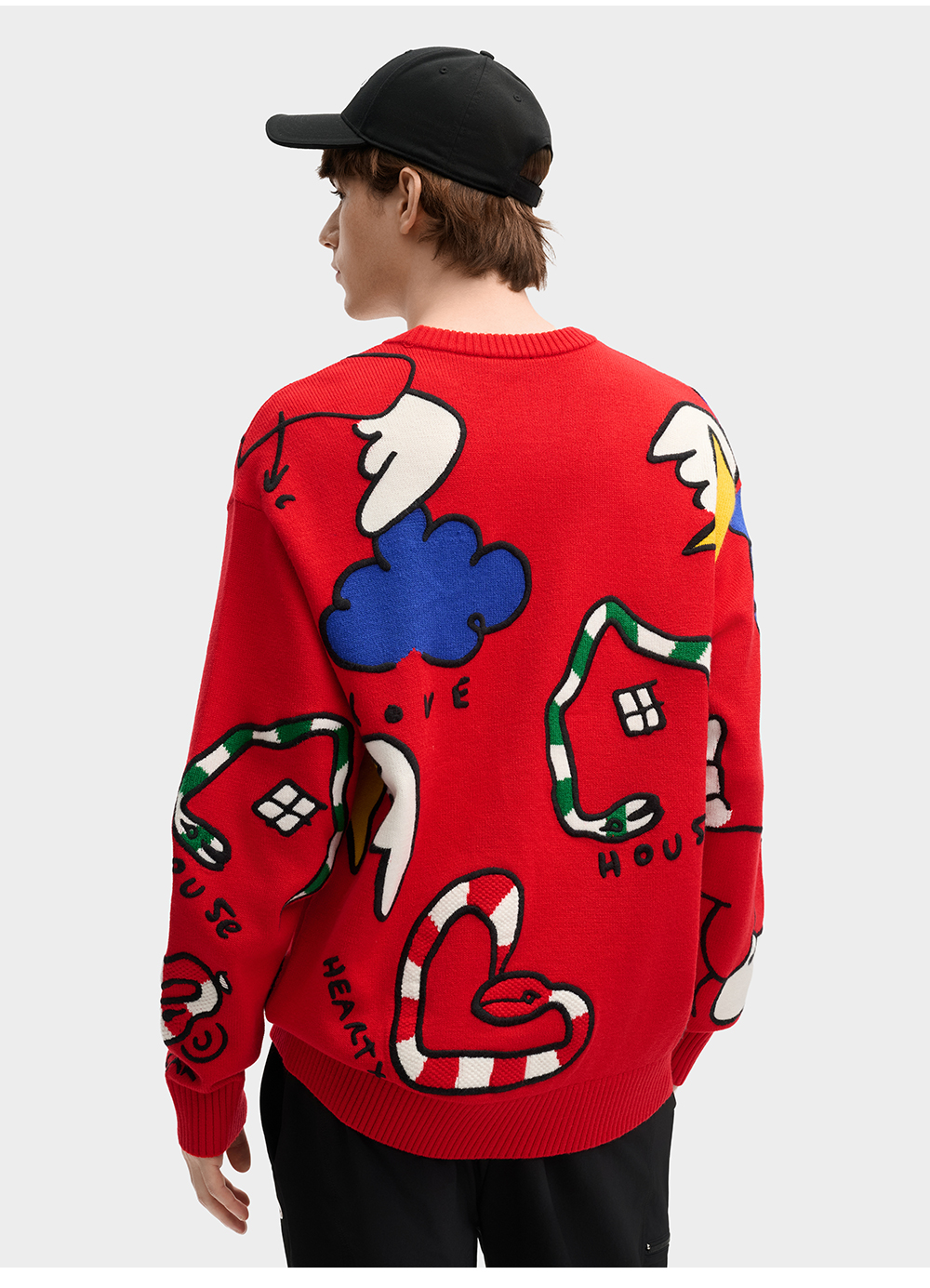 FILA CORE LIFESTYLE ORIGINALE FILA SOPHEY Women Knit Sweater (Red)
