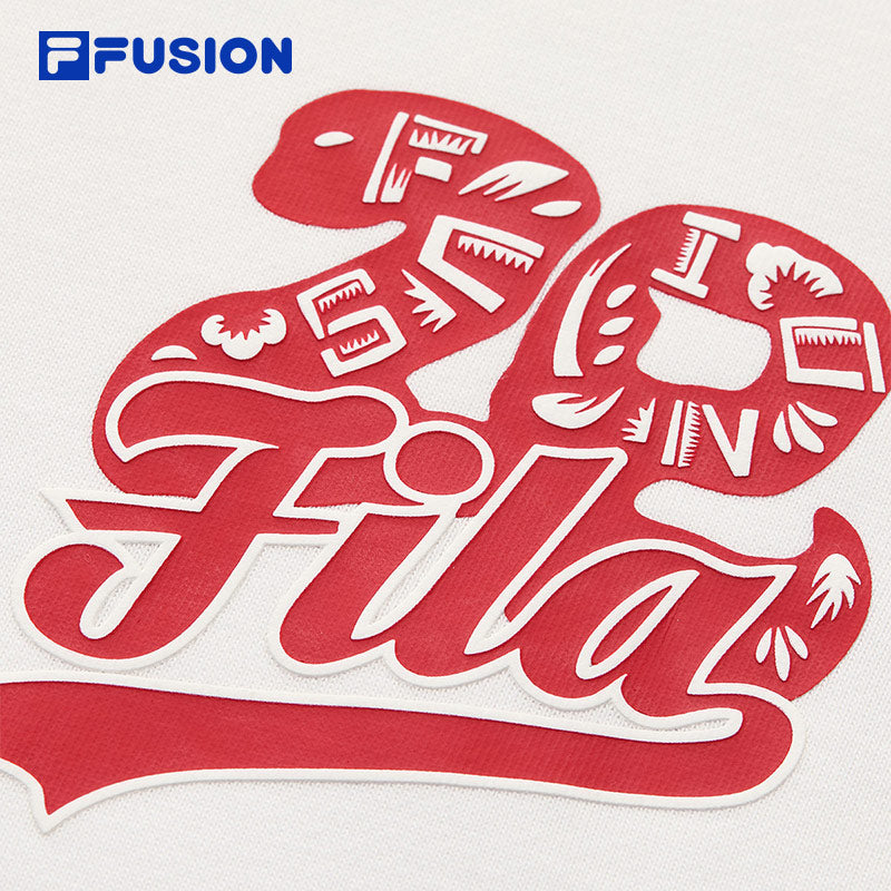 FILA FUSION INLINE CULTURE CNY COLLECTION Men Sweatshirt (White)