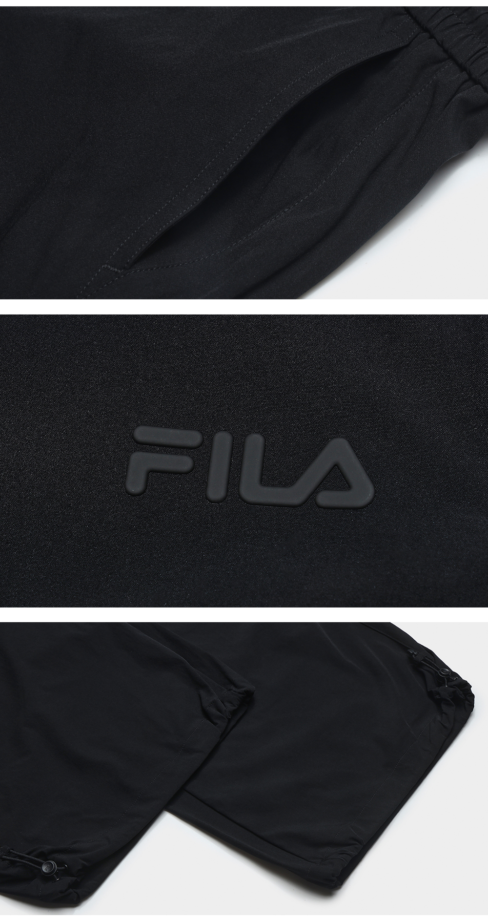FILA CORE LIFESTYLE ORIGINALE DREAMS ON THE COURT Women Woven Pants (Black)