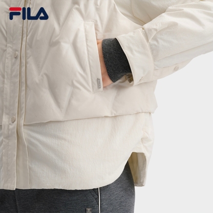 FILA CORE LIFESTYLE WHITE Women 2-piece Down Jacket
