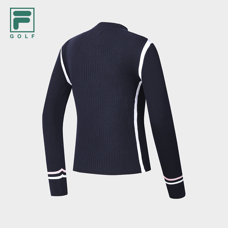 FILA CORE ATHLETICS GOLF Women's Knit Sweater in Navy