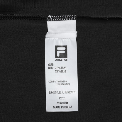 FILA CORE ATHLETICS GOLF STATELY FLORAL Men Polo T-shirt (Black)