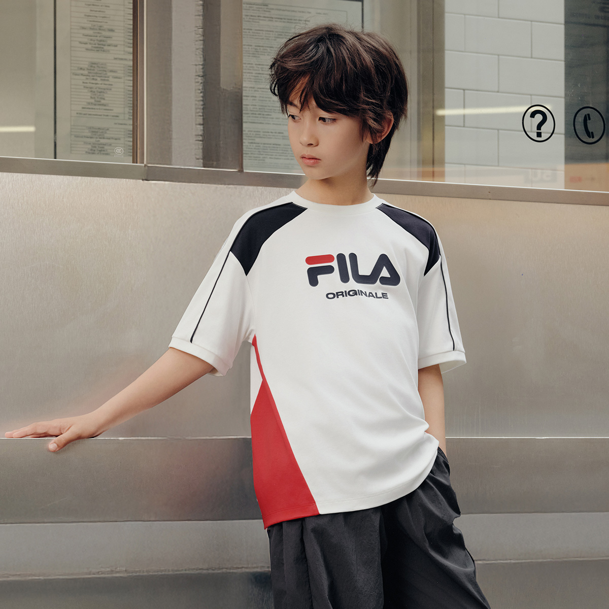 FILA KIDS ORIGINALE FILA ORIGINALE Boys Short Sleeves T-Shirt