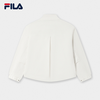 FILA CORE LIFESTYLE HERITAGE LIVE YOUR ELEGANCE Women Woven Jacket (White)