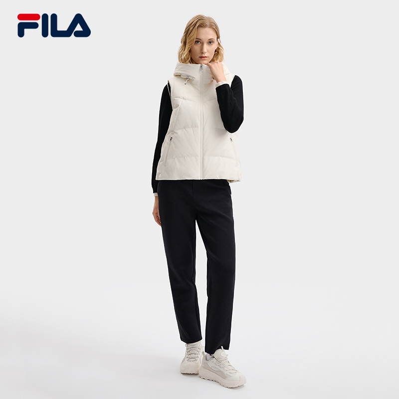 FILA CORE LIFESTYLE WHITE Women Down Jacket Vest