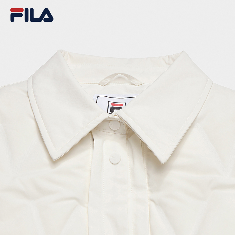 FILA CORE LIFESTYLE WHITE Women 2-piece Down Jacket