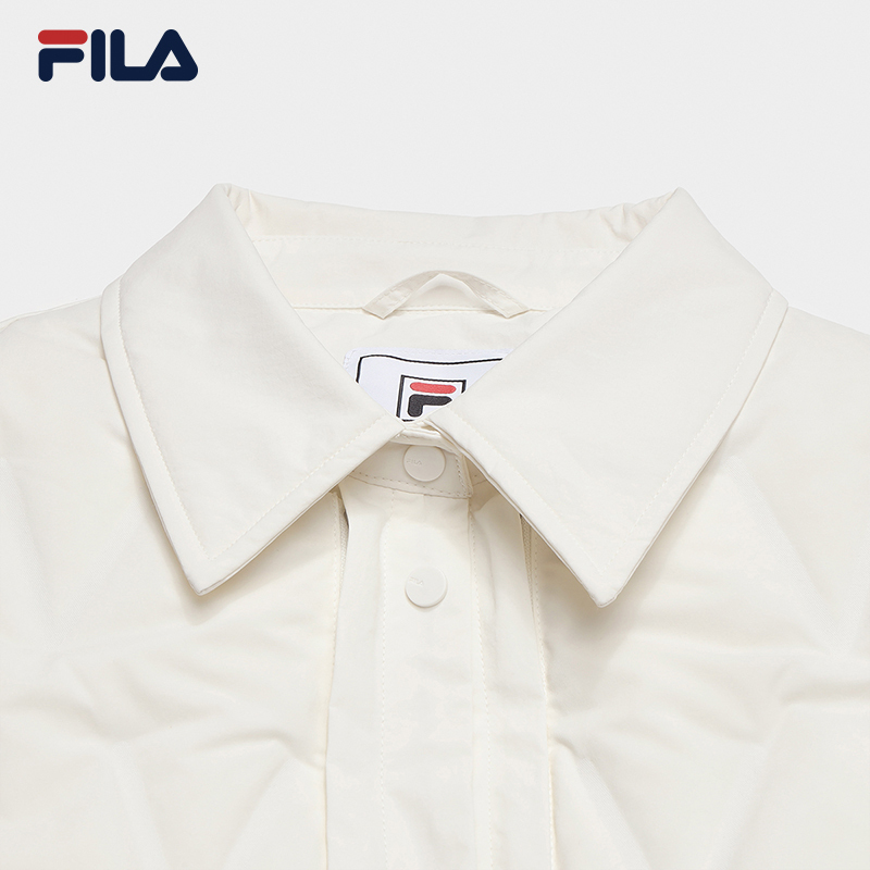 FILA CORE LIFESTYLE WHITE Women 2-piece Down Jacket