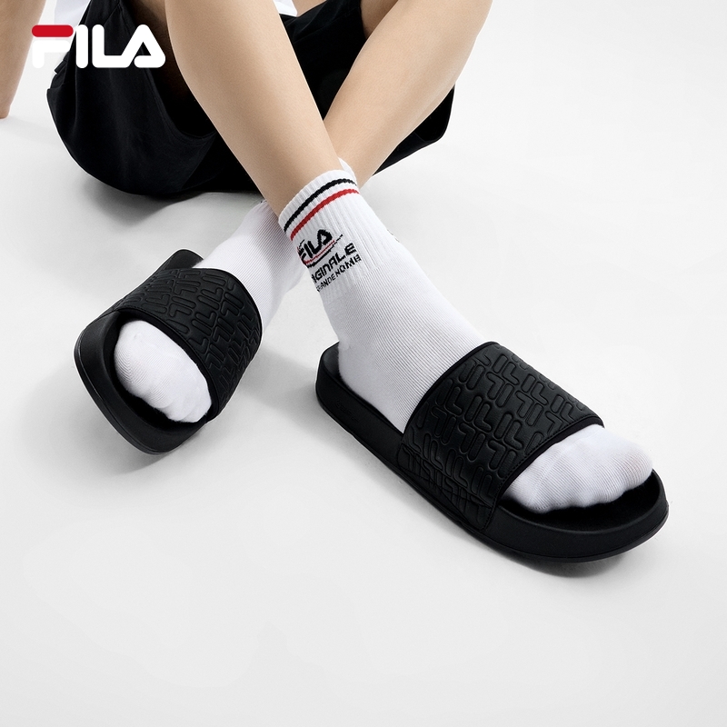 FILA CORE DRIFTER FASHION ORIGINALE Men Slippers in Black / White