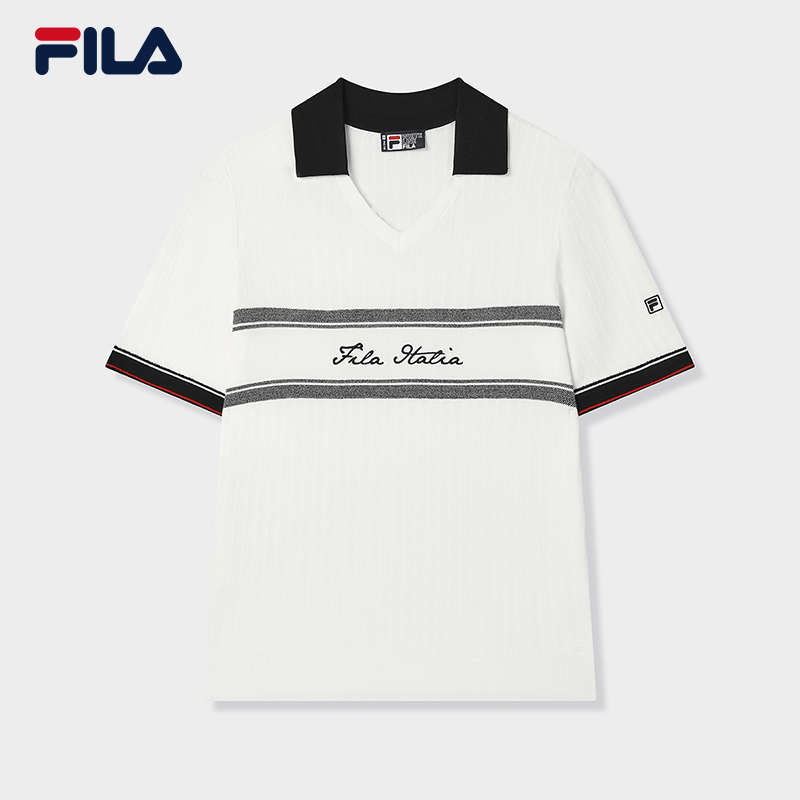 FILA CORE LIFESTYLE WHITE EVERYDAY ELEGANCE Women Knit Sweater